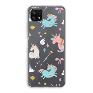 CaseCompany Fantasiewereld: Samsung Galaxy A22 5G Transparant Hoesje