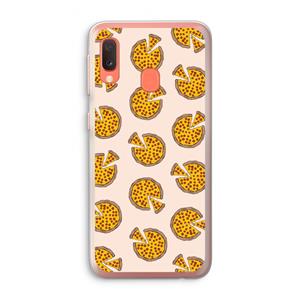 CaseCompany You Had Me At Pizza: Samsung Galaxy A20e Transparant Hoesje