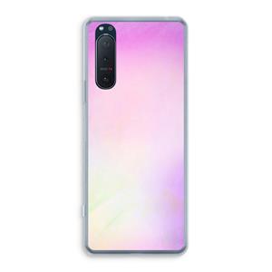 CaseCompany Flow mist pastel: Sony Xperia 5 II Transparant Hoesje