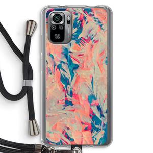 CaseCompany Alone: Xiaomi Redmi Note 10S Transparant Hoesje met koord
