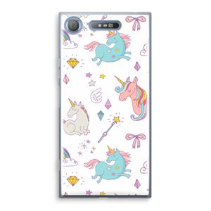 CaseCompany Fantasiewereld: Sony Xperia XZ1 Transparant Hoesje