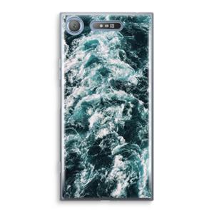 CaseCompany Zee golf: Sony Xperia XZ1 Transparant Hoesje