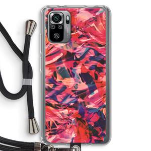 CaseCompany California: Xiaomi Redmi Note 10S Transparant Hoesje met koord