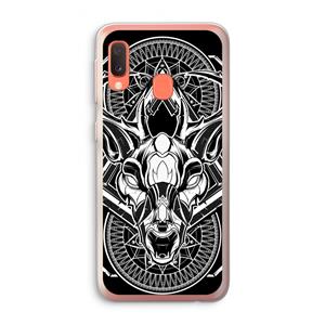 CaseCompany Oh Deer: Samsung Galaxy A20e Transparant Hoesje