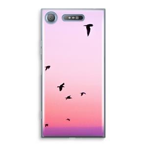 CaseCompany Fly away: Sony Xperia XZ1 Transparant Hoesje