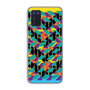 CaseCompany Skew Bee 1: Samsung Galaxy A03s Transparant Hoesje