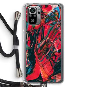 CaseCompany Endless Descent: Xiaomi Redmi Note 10S Transparant Hoesje met koord