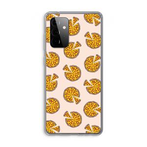 CaseCompany You Had Me At Pizza: Samsung Galaxy A72 Transparant Hoesje