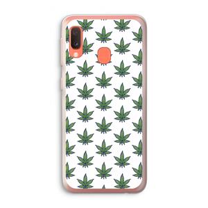 CaseCompany Weed: Samsung Galaxy A20e Transparant Hoesje