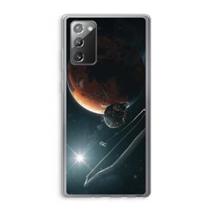 CaseCompany Mars Renaissance: Samsung Galaxy Note 20 / Note 20 5G Transparant Hoesje