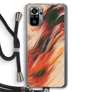 CaseCompany Forgotten Lands: Xiaomi Redmi Note 10S Transparant Hoesje met koord