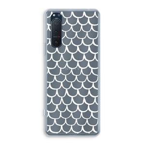 CaseCompany Dakpannetjes: Sony Xperia 5 II Transparant Hoesje