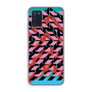 CaseCompany Skew Blush 2: Samsung Galaxy A03s Transparant Hoesje