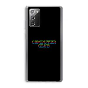 CaseCompany Retro: Samsung Galaxy Note 20 / Note 20 5G Transparant Hoesje