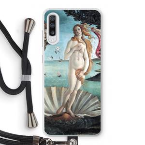 CaseCompany Birth Of Venus: Samsung Galaxy A70 Transparant Hoesje met koord