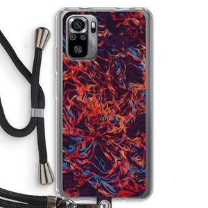 CaseCompany Lucifer: Xiaomi Redmi Note 10S Transparant Hoesje met koord