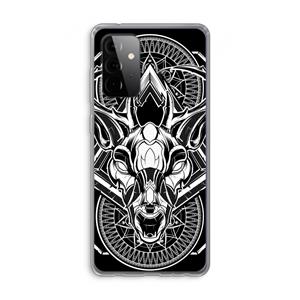 CaseCompany Oh Deer: Samsung Galaxy A72 Transparant Hoesje