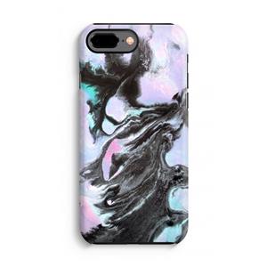 CaseCompany Pastel zwart: iPhone 8 Plus Tough Case