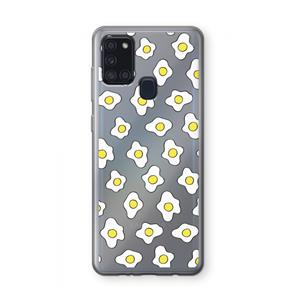 CaseCompany Spiegeleitjes: Samsung Galaxy A21s Transparant Hoesje