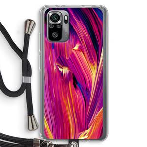 CaseCompany Phoenix: Xiaomi Redmi Note 10S Transparant Hoesje met koord