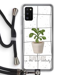 CaseCompany Kamerplant op vensterruit: Samsung Galaxy A41 Transparant Hoesje met koord