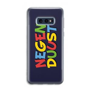 CaseCompany 90's One: Samsung Galaxy S10e Transparant Hoesje