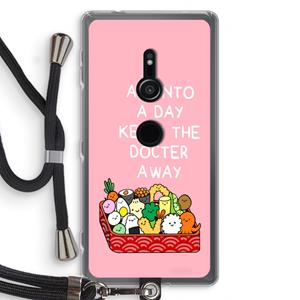 CaseCompany Bento a day: Sony Xperia XZ2 Transparant Hoesje met koord