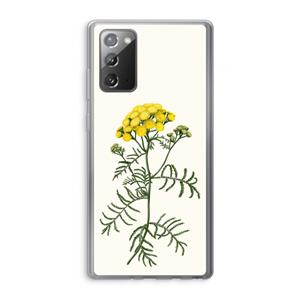 CaseCompany Tansy: Samsung Galaxy Note 20 / Note 20 5G Transparant Hoesje