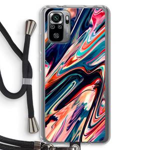 CaseCompany Quantum Being: Xiaomi Redmi Note 10S Transparant Hoesje met koord
