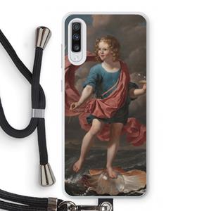 CaseCompany Soap Bubbles: Samsung Galaxy A70 Transparant Hoesje met koord