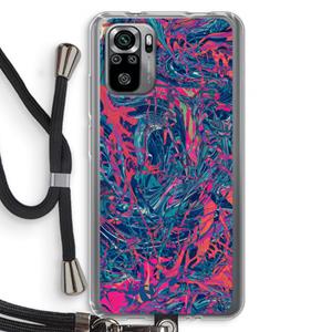 CaseCompany Sleeping Dreams: Xiaomi Redmi Note 10S Transparant Hoesje met koord