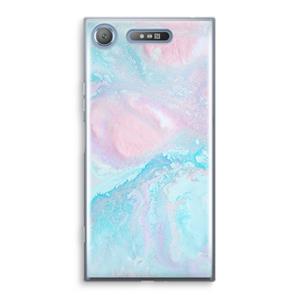 CaseCompany Fantasie pastel: Sony Xperia XZ1 Transparant Hoesje