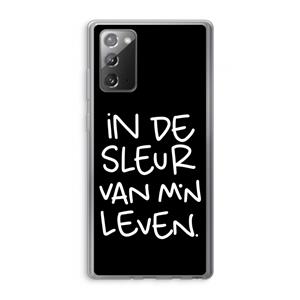 CaseCompany De Sleur: Samsung Galaxy Note 20 / Note 20 5G Transparant Hoesje