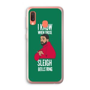 CaseCompany Sleigh Bells Ring: Samsung Galaxy A20e Transparant Hoesje