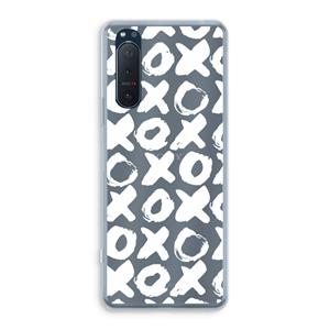CaseCompany XOXO: Sony Xperia 5 II Transparant Hoesje