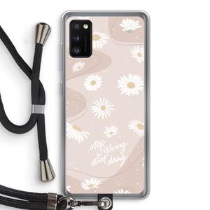CaseCompany Daydreaming becomes reality: Samsung Galaxy A41 Transparant Hoesje met koord