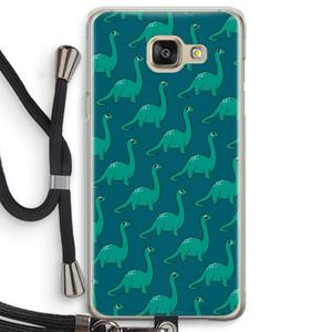 CaseCompany Diplodocus: Samsung Galaxy A5 (2016) Transparant Hoesje met koord
