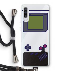 CaseCompany Game On: Samsung Galaxy A70 Transparant Hoesje met koord