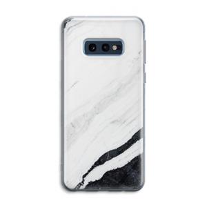 CaseCompany Elegante marmer: Samsung Galaxy S10e Transparant Hoesje