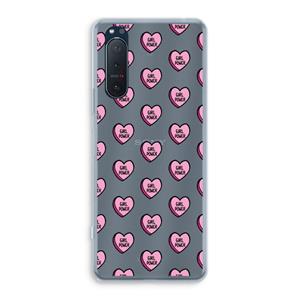 CaseCompany GIRL POWER: Sony Xperia 5 II Transparant Hoesje