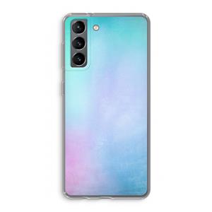 CaseCompany mist pastel: Samsung Galaxy S21 Transparant Hoesje