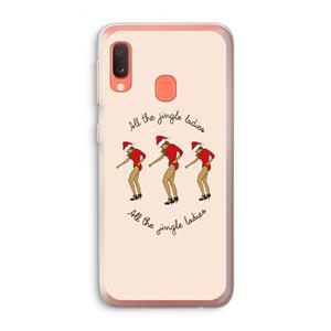 CaseCompany Jingle Ladies: Samsung Galaxy A20e Transparant Hoesje