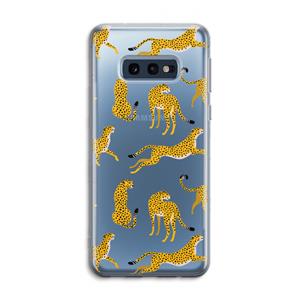 CaseCompany Luipaard: Samsung Galaxy S10e Transparant Hoesje