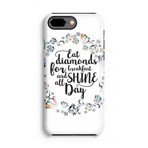 CaseCompany Diamonds: iPhone 8 Plus Tough Case
