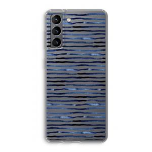 CaseCompany Verrassende lijnen: Samsung Galaxy S21 Transparant Hoesje