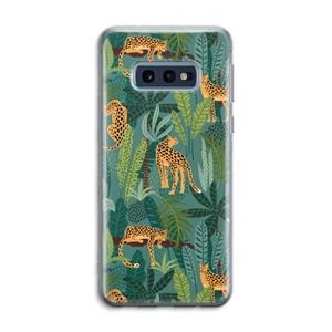 CaseCompany Luipaard 2: Samsung Galaxy S10e Transparant Hoesje