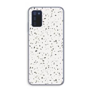 CaseCompany Terrazzo N°14: Samsung Galaxy A03s Transparant Hoesje