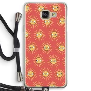 CaseCompany Zon: Samsung Galaxy A5 (2016) Transparant Hoesje met koord