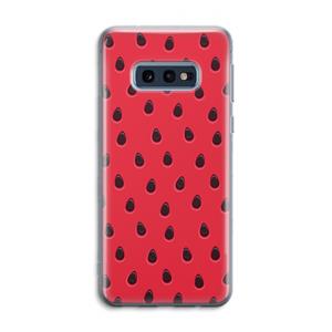 CaseCompany Watermelon: Samsung Galaxy S10e Transparant Hoesje