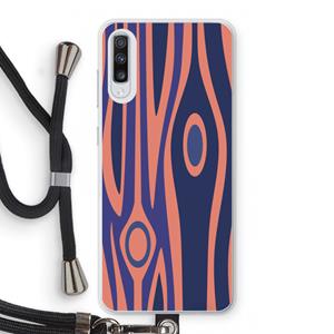 CaseCompany Bast A: Samsung Galaxy A70 Transparant Hoesje met koord